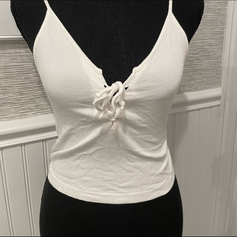 Lace Up crop top